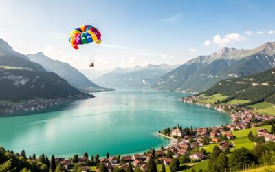 CGLA vous guide : les moments parfaits de l’année pour où faire du parachute ascensionnel à Annecy