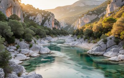 Guide des lacs et rivières du Var : explorez les plus beaux sites naturels autour de Saint-Raphaël et Moustiers